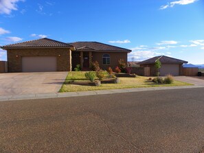 Two driveways.  Main 2 car garage accessible to guests!
