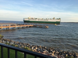  One of Many International Ships Passing Daily in Front of the Condo's Lanai