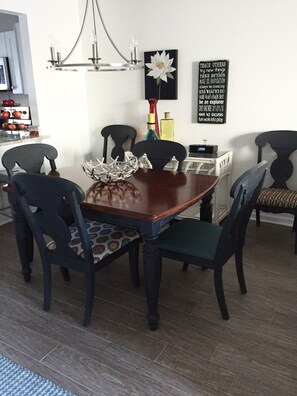 Dining Area - seats six with leaf added