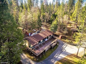 Drone View of Watanda Lodge