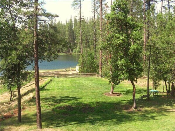 View of lake from lodge