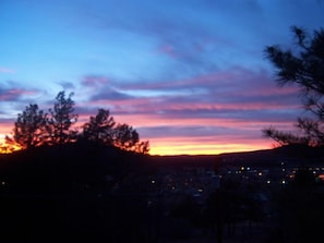 Sunset from the back porch