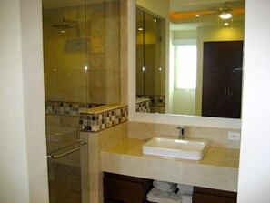 Beautiful bathroom finish out...