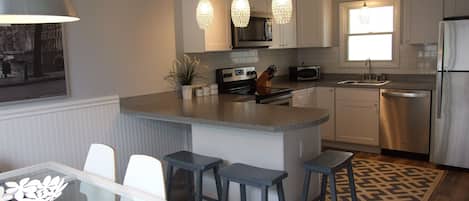 Kitchen and dining room