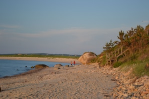 Private beach