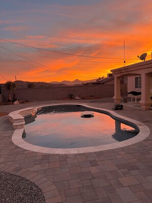 Sunset Pool Area