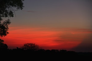 Sunrise from our back deck Very peaceful...