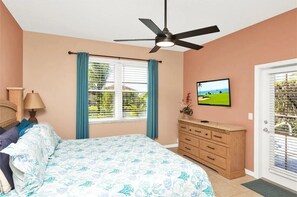 Master Bedroom with access to lanai