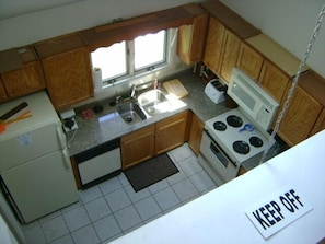 Kitchen from the loft