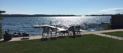 View of Portage Lake.