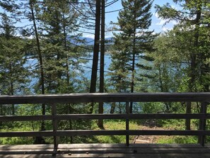 View of the lake from the deck
