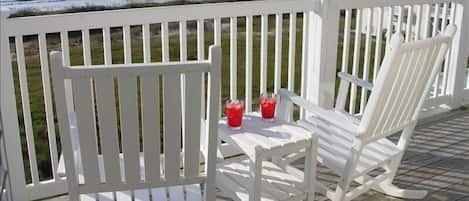 View of the Ocean from our Deck