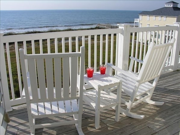 View of the Ocean from our Deck