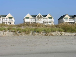 View of our Building from the Beach