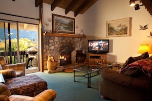 Living room with balcony