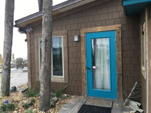 front door private entrance oceanfront