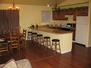 Kitchen and dining area.