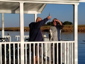 Catching dinner for the family