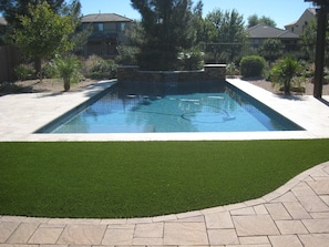 Spend a day in the large pool.  Green space behind providing lots of privacy