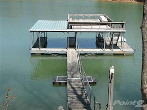double slip dock on deep water