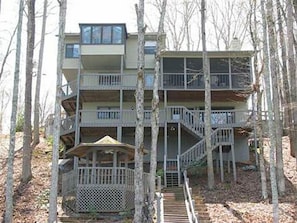 view of home from dock
