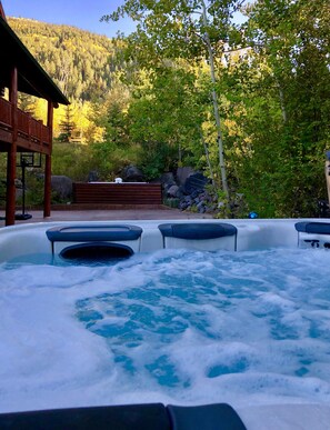 Year round hot tub!  