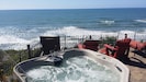 Sit relaxing to sounds of waves, view sdolphins, sea life. from Patio or jacuzzi