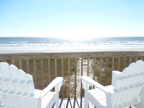 Three bedrooms, steps away from the beach