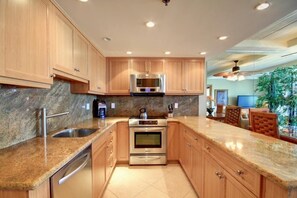 Kitchen from refrigerator.