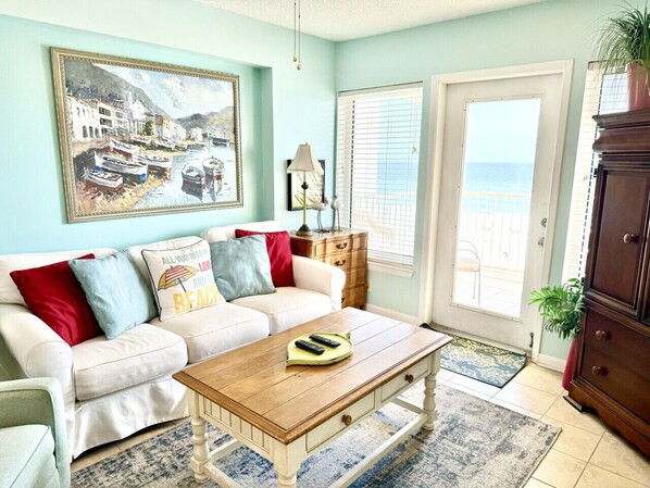 Beautiful views from Boardwalk #481. A fun colorful vacation awaits you!
