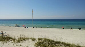 Another View Overlooking the Beach from our Patio