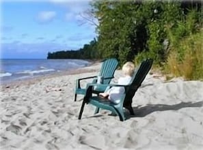 View of the beach at Hermit's Cove