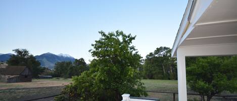 View of Emigrant Peak from the front porch