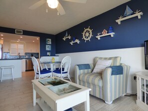 Living Area and Kitchen