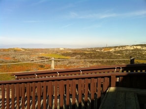 Dunes view forever from deck looking north. 