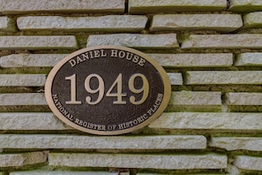 The Daniel House is on the National Register of Historic Places!