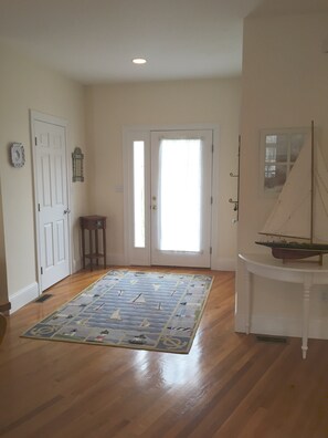 Hallway entrance - half bath to the left 
