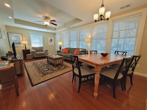 Open floor plan living room!