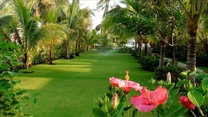 Entering the grounds. "Most beautiful landscape in La Libertad" say our guests