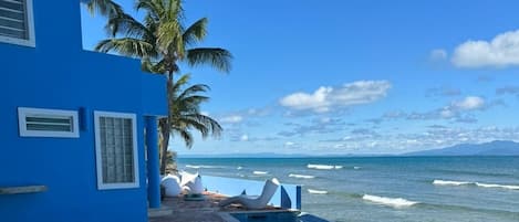 Looking at the sea and the main island of Puerto Rico