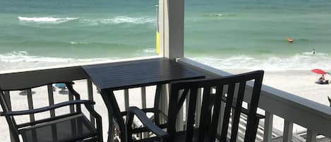 Best sunsets on the gulf right from your own corner private balcony at sun sets!