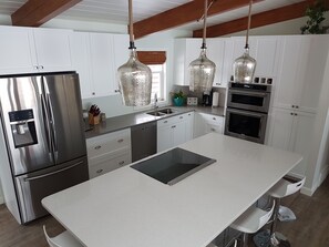 Kitchen with modern appliances
