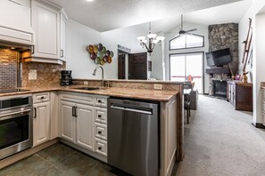 Main kitchen and living spaces