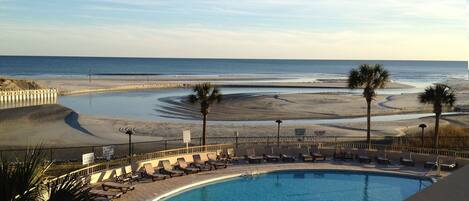 Relax at the Tower South pool and enjoy the view as the tides change.