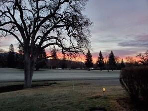 Sunrise from the back patio
