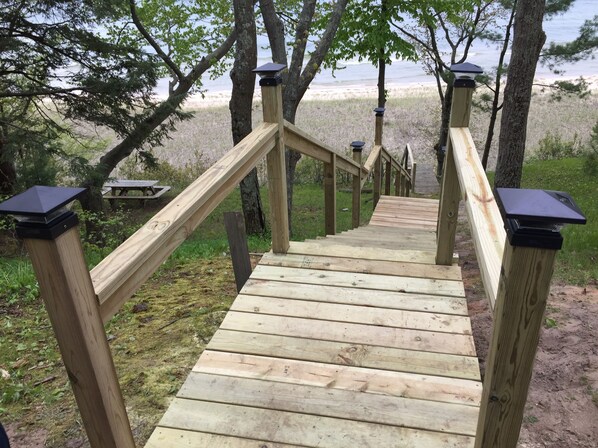 To the beach.  There is much less of it in 2020, unfortunately.