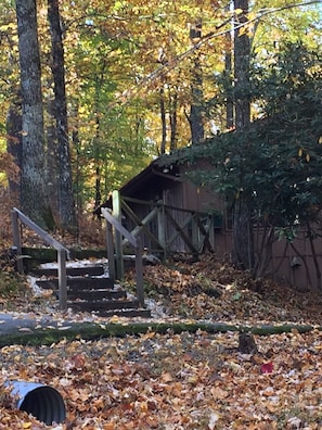 Cabin in the fall