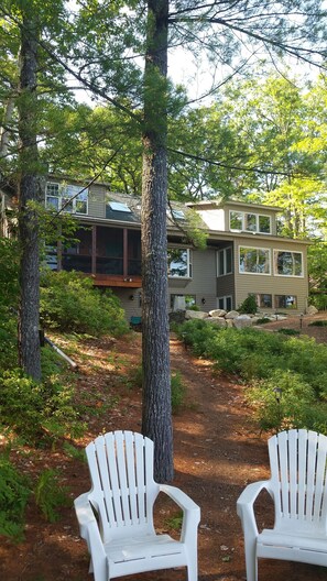 House view from the doock