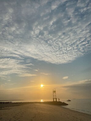 Smuggler's Beach, sunrise, one mile from your cabin.
