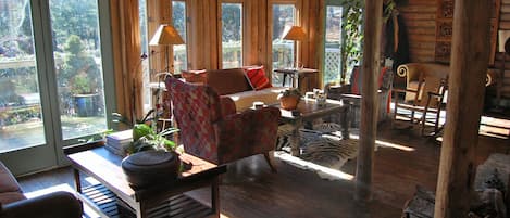 Sun filled living room